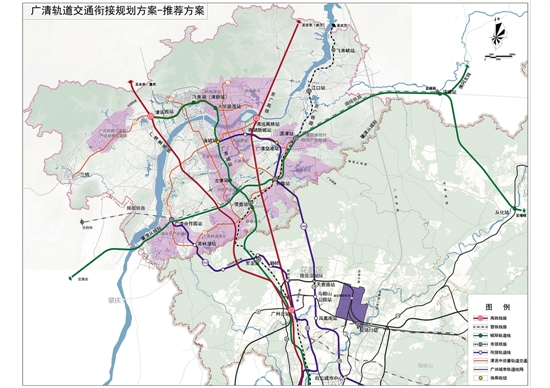 金羊网讯 记者陈强报道:清远拟规划7条轨道衔接广州,其中国铁3条,城际