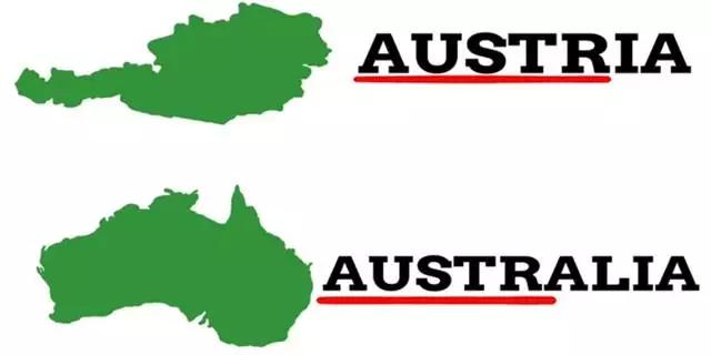 奥地利的英文名为啥叫austria,和澳大利亚有什么关系吗?