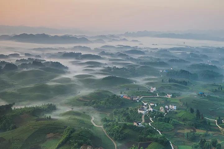 "云贵小江南"湄潭,茶和风景你pick哪个?