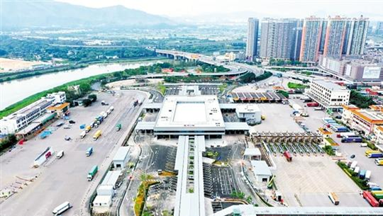 深圳皇岗口岸拆除重建开工 临时旅检场地全面具备开通