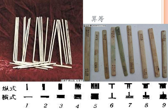 古代算筹及简要计算方法尤其是在随着后期晋徽几个商帮的崛起,商业