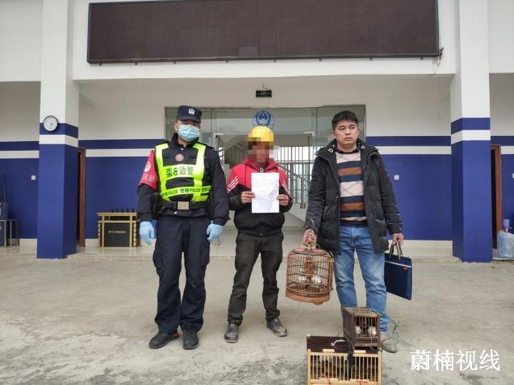 胆大！两男子为非法捕猎“跨省”千里，终究被广西边境移民管理警察查获！