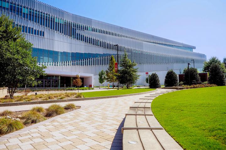 The exterior of the James B. Hunt Jr. Library on N.C. State University's Centennial Campus. 