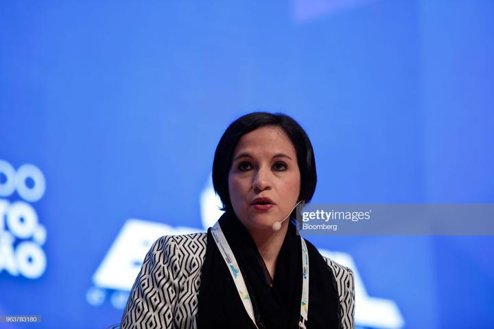 Lea Gimenez, Paraguay's economy minister, speaks during the Brazil... News Photo - Getty Images