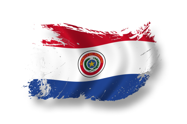 Flag of Paraguay - Stockfoto #4498029 | Bildagentur PantherMedia