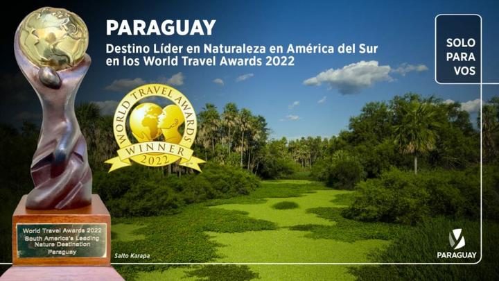 Paraguai ganha prêmio de turismo mais importante do mundo