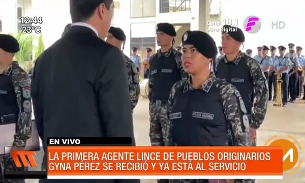 Primera agente Lince de Pueblos originarios | Telefuturo