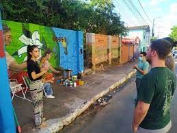 Diario HOY | "Colores de la Chacarita": Murales embellecen el Barrio Ricardo Brugada