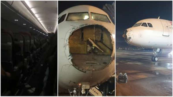 Paraguay: Así fueron los momentos de terror dentro de avión que perdió un motor durante tormenta [VIDEO]