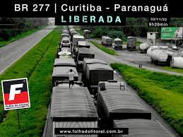 BR-277 na região de Paranaguá é liberada