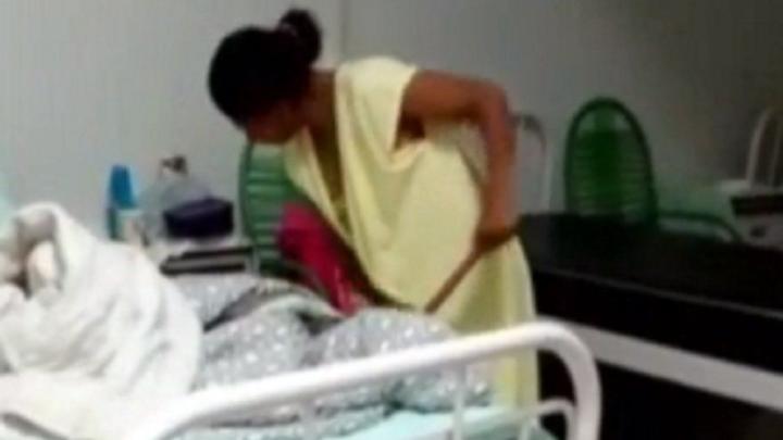 Video de madre indígena limpiando sala de hospital causa indignación