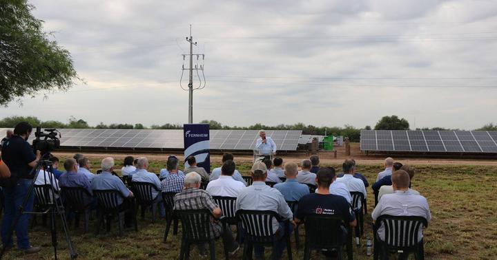 La Nación / Inauguraron la primera planta solar del Chaco paraguayo