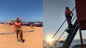 Rompiendo barreras y siendo heroína como guardavida en la playa San José de Encarnación - Más Encarnación