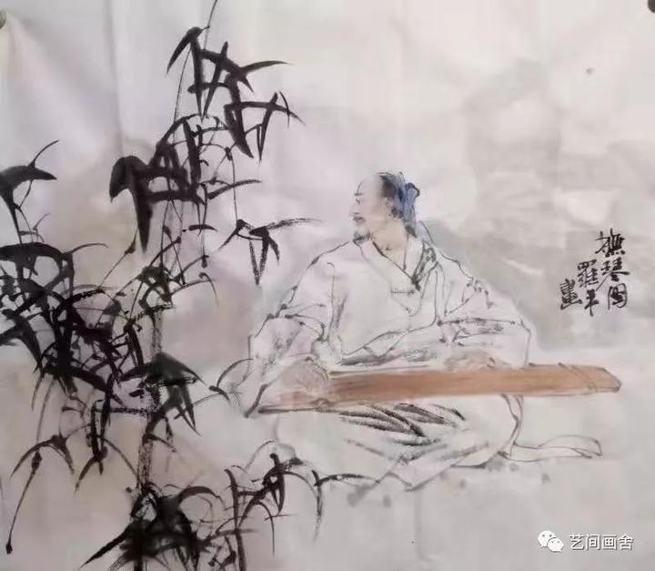 须眉毕现——罗平中国画作品鉴赏