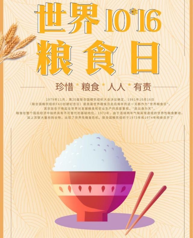 世界粮食日的由来