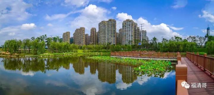 今年,城北片区虎溪两岸再添两处新公园,虎溪正成为福清新的