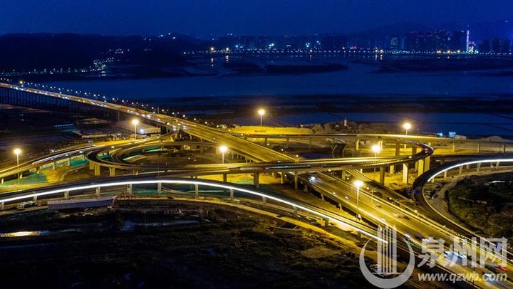泉州后渚大桥东立交桥正式通车大圆盘快速通达台商区