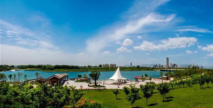 中原出彩新画卷鹤壁篇70城乡一体化示范区淇河岸边起新城