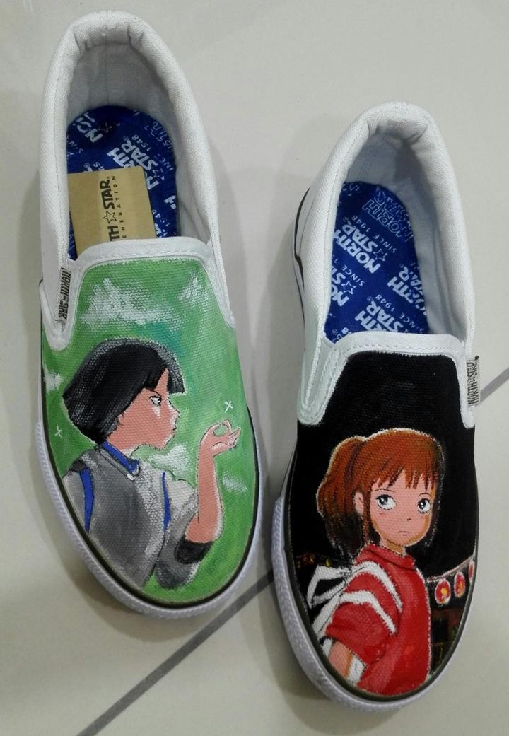 白鞋添画 自成一格