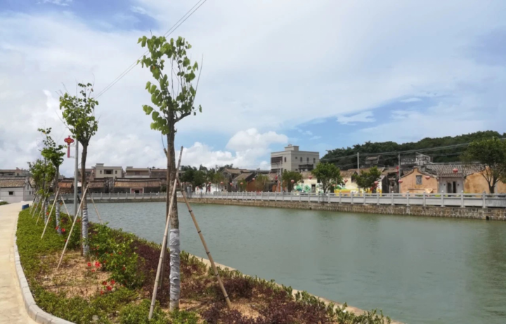 惠来县周田镇杭美村强化环境整治深挖红色基因烽火杭美展新颜