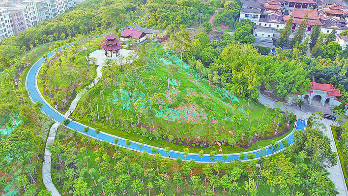 塔斗山公园彩色慢道