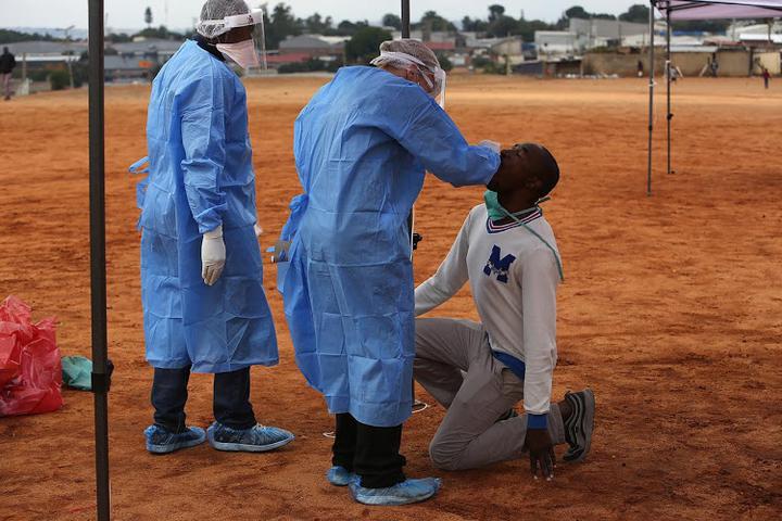 在出现新型冠状病毒110天之后,南非的感染总数超过10万人