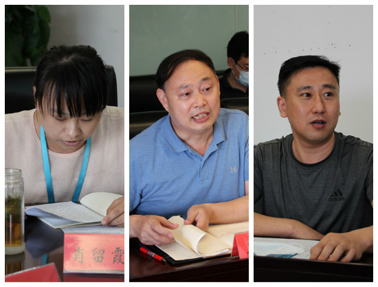 部信息处一级主任科员肖留霞,机关服务中心服务管理处副处长马书强,机