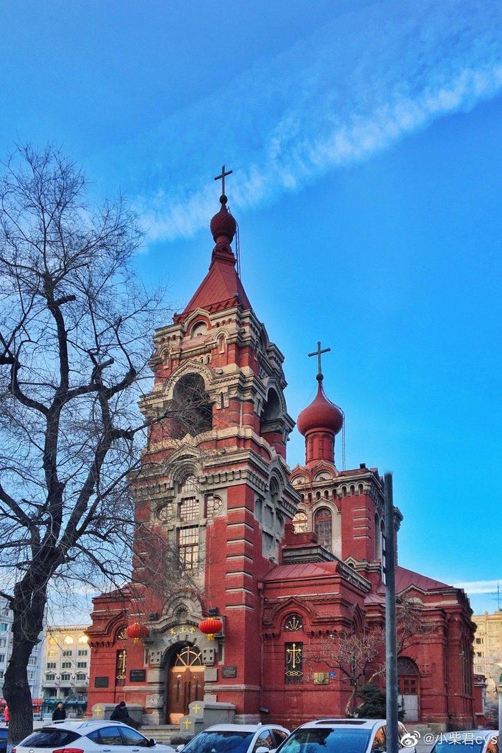圣·阿列克谢耶夫东正教堂,拜占庭式建筑,位于果戈理大街与革新街交口
