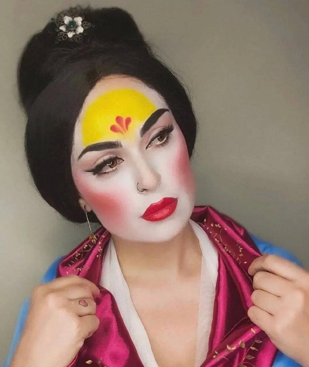 花木兰的妆容为什么这么丑?把我亦菲仙子画得跟鬼一样!原因.