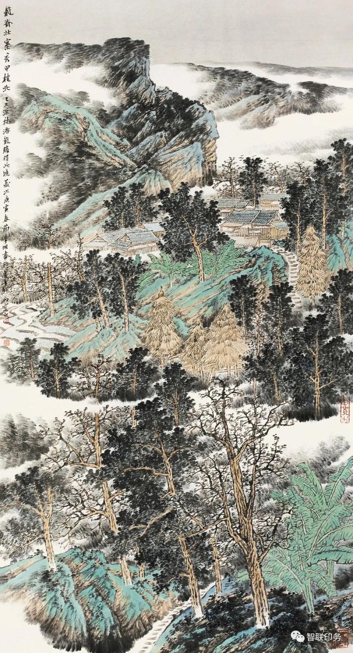 中原气象丨李明山水画青绿篇