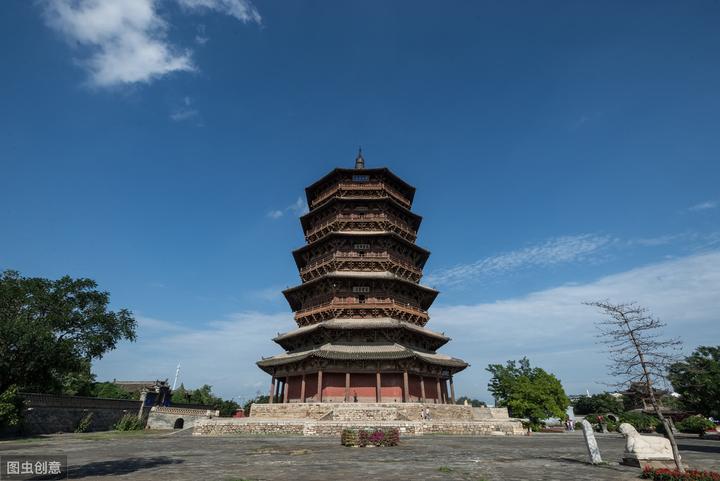 永宁寺塔复建图片