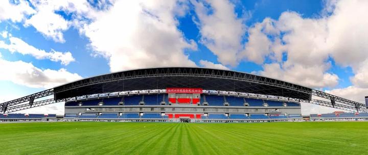 喜讯现代服务业示范区再添文化体育新地标梅河口体育场建成完工