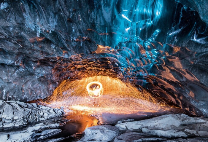 新世界遗产冰岛瓦特纳冰川国家公园静谧美丽的冰与火之地