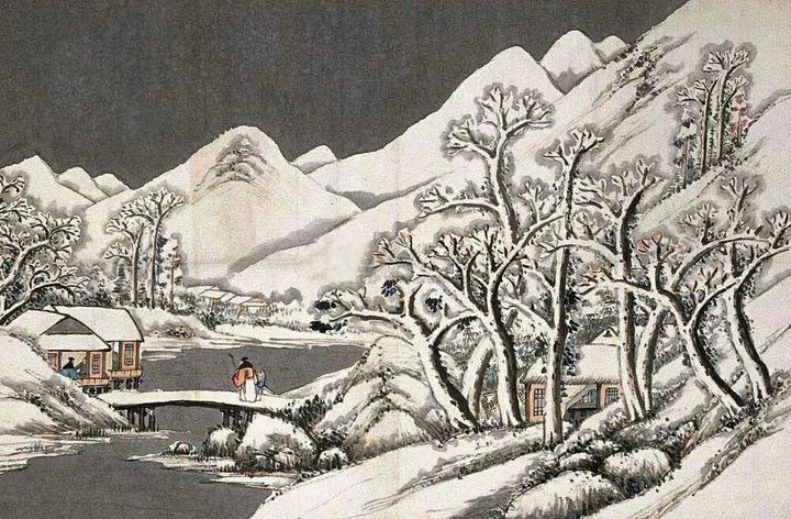 《初冬早起寄梦得》起戴乌纱帽,行披白布裘.炉温先暖酒,手冷未梳头.