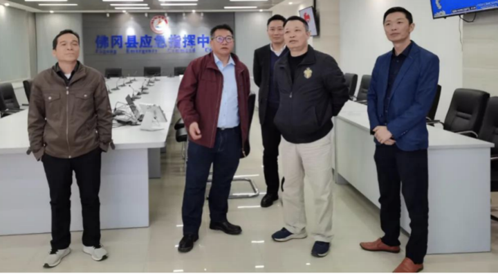 清远市应急管理局局长黄永华带队赴佛冈调研