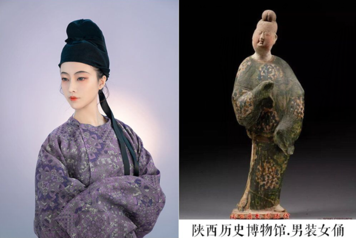 土里土气的小泥人被小姐姐高度还原网友陶俑活过来了