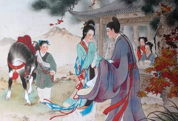 学成归来,白居易提出娶湘灵为妻,结果还是被母亲阻止.