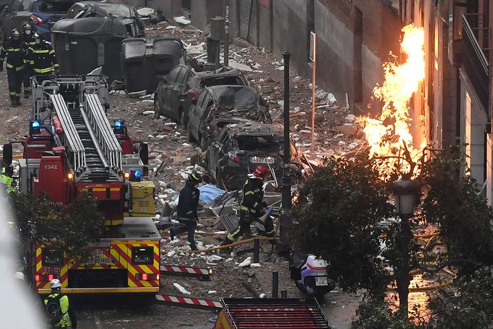 马德里市中心爆炸案原委及死伤等更多详情追踪