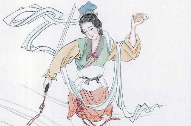 唐宫夜宴的剑舞者,不幸中带着些许幸运,唐帝国第一舞者公孙大娘