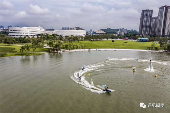 旗山湖公園正式開園福州大學城又有新地標