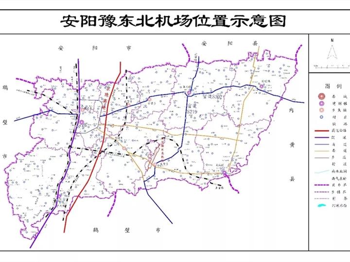 这座在建的机场名叫安阳豫东北机场,它建成后,将会是继安阳殷都机场