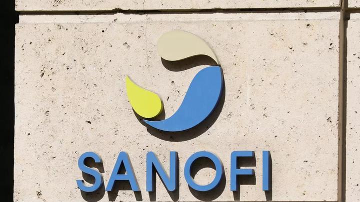 logo na sídle firmy sanofi