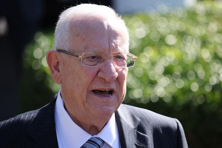 2021 年 6 月 28 日,时任以色列总统鲁文·里夫林在华盛顿特区.