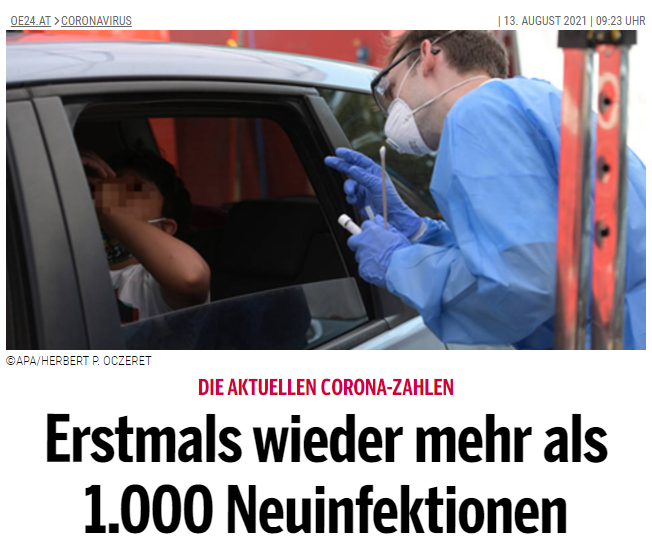287新增确诊感染在各联邦州分布为:今天上午,《标准报》等奥地利媒体