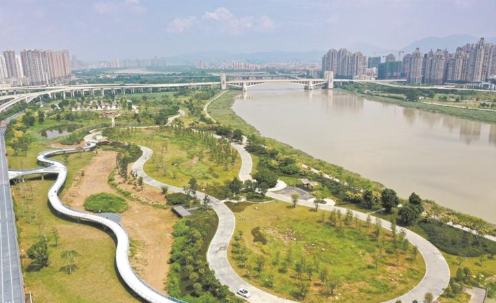 晋江南岸湿地公园图片