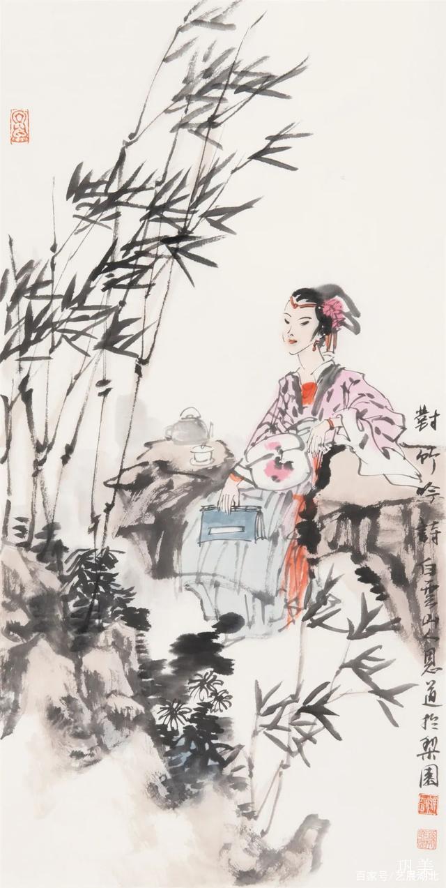 巩义籍画家孙恩道中国画作品在武汉开展