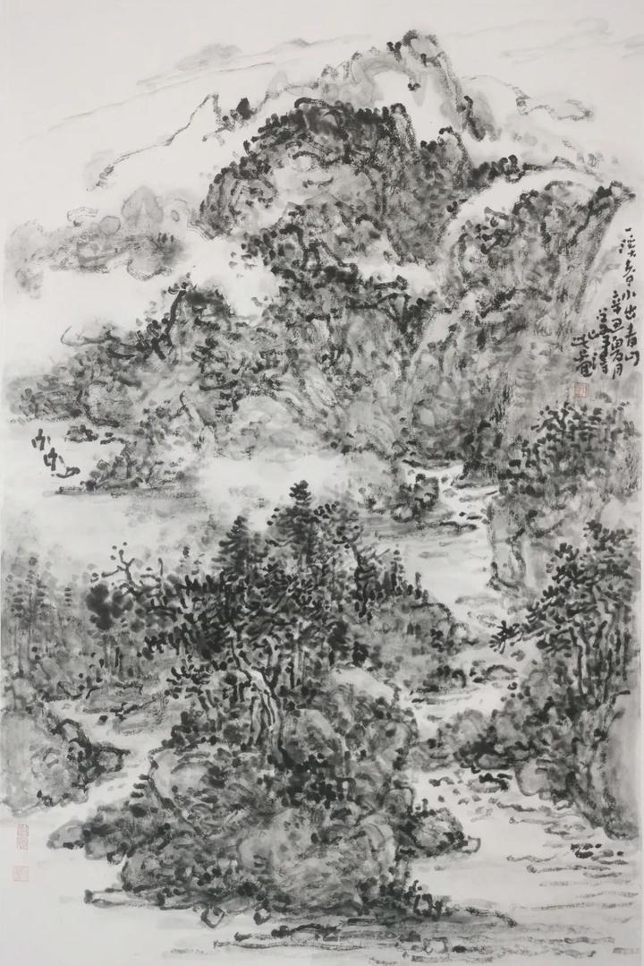 【溪山五子】潜心观妙——田占峰山水画近作欣赏