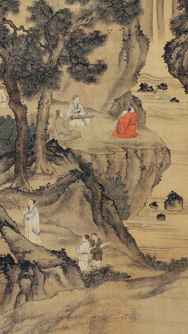 『名画记』唐寅《醉翁亭雅集图》,引典入画,赋予新意