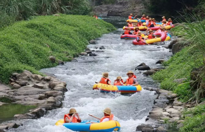 秋高气爽后溪漂流等你来