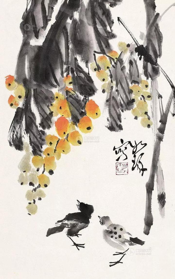 崔如琢大师的花鸟画果然名不虚传